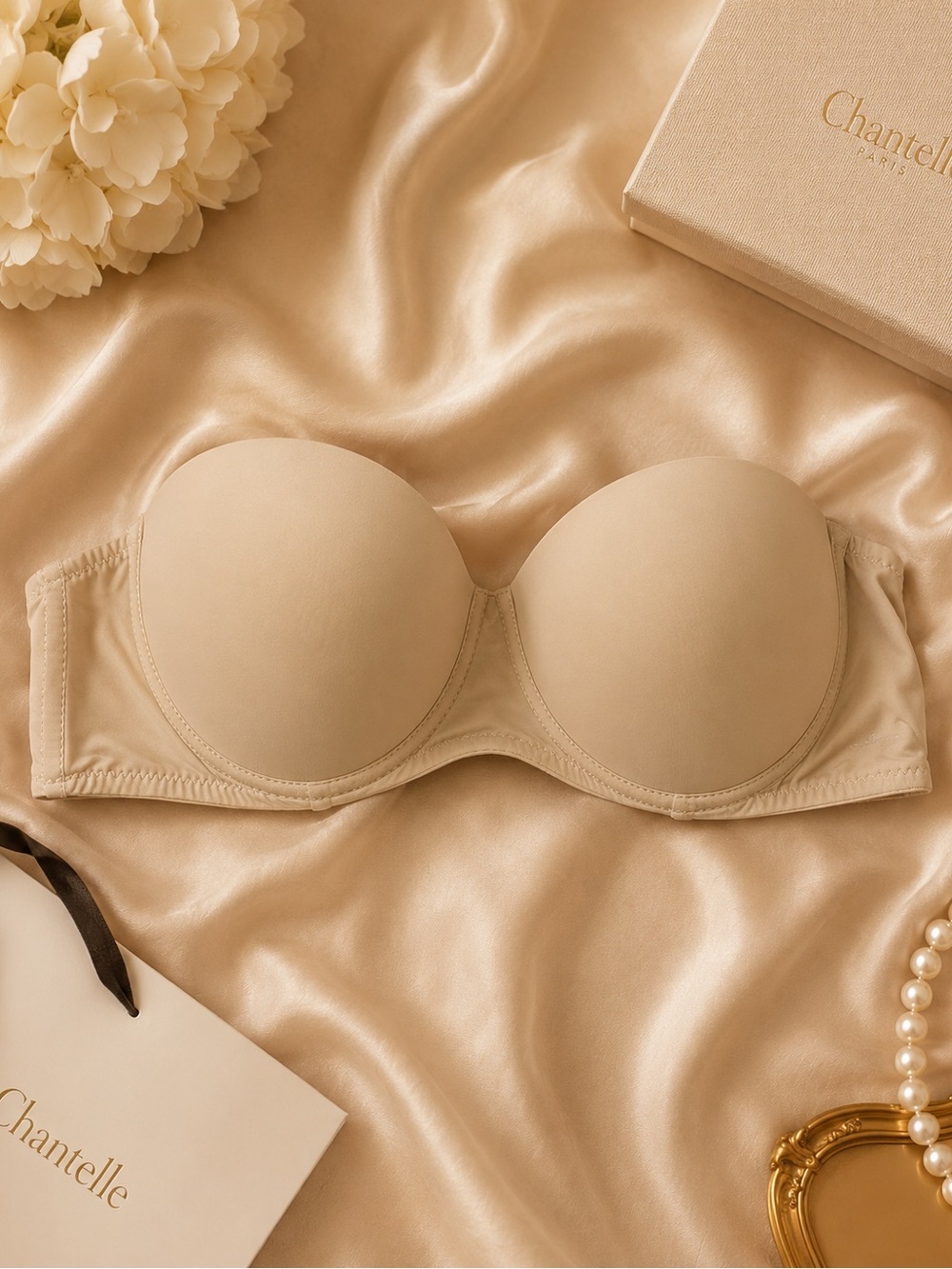 Chantelle Strapless Smooth Convertible Bra in Nude